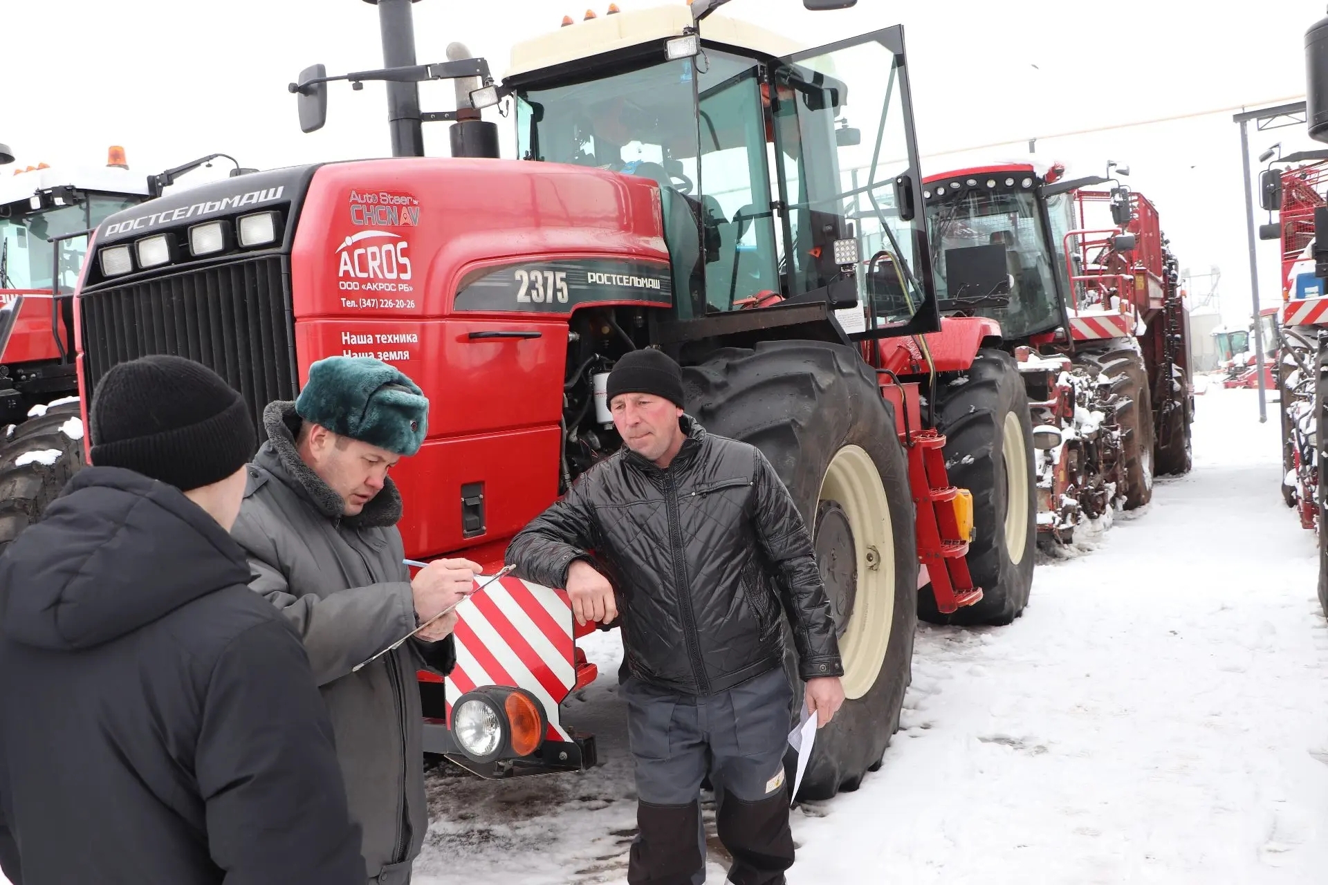 Үзйөрешле машиналарга техник күзәтү үткәрелде