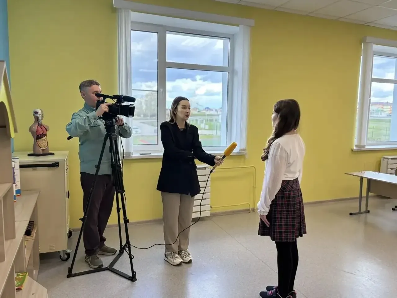 “Тамыр” телеканалы   иҗади десанты – гимназиядә