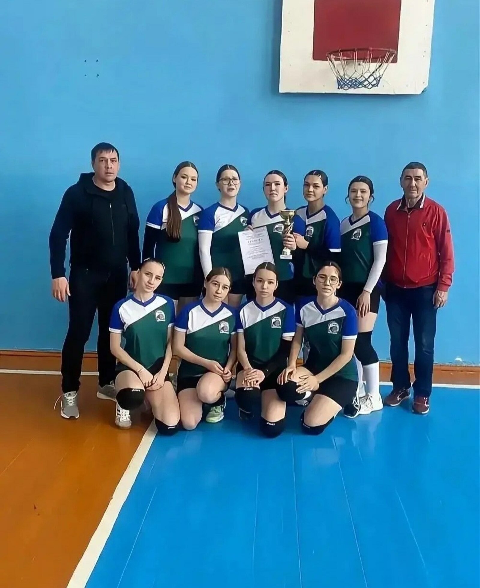 Җиңү – гимназиянең  волейболчы кызларында!