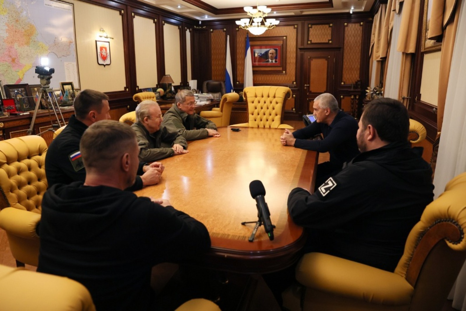 Рабочая встреча с Главой Республики Крым Сергеем Аксёновым
