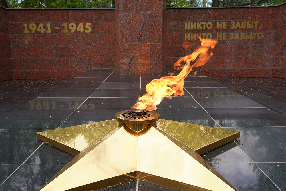 Общественное пространство создали в центре села Чекмагуш в 2020 году