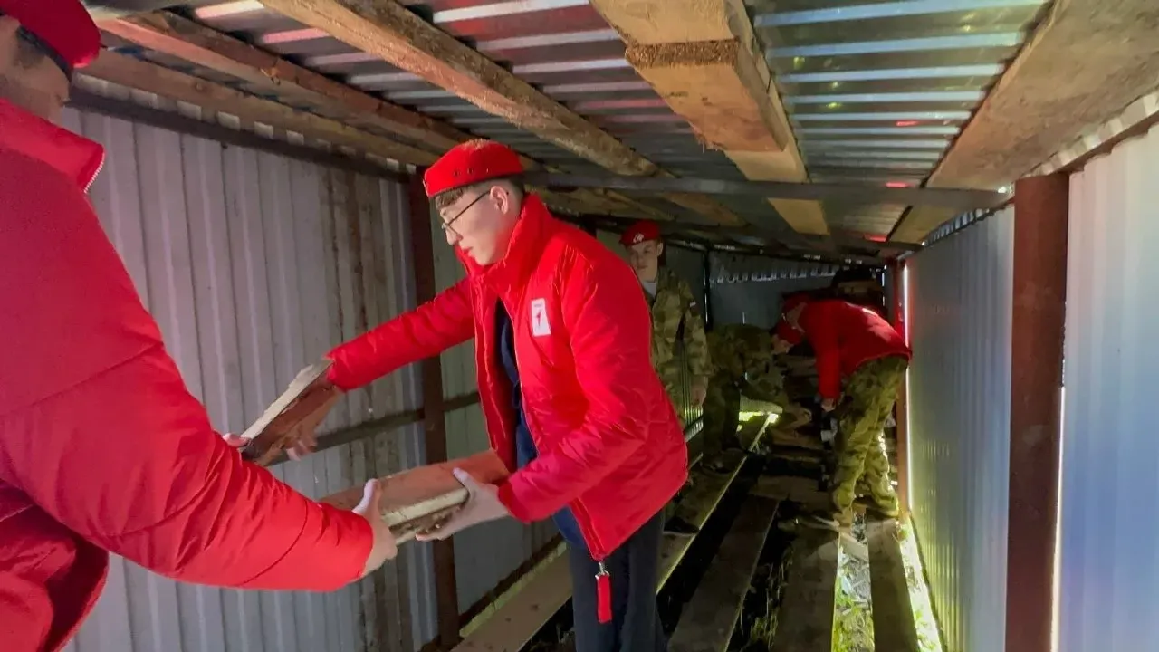 Хезмәт десанты   яугир әнисенә ярдәмләште