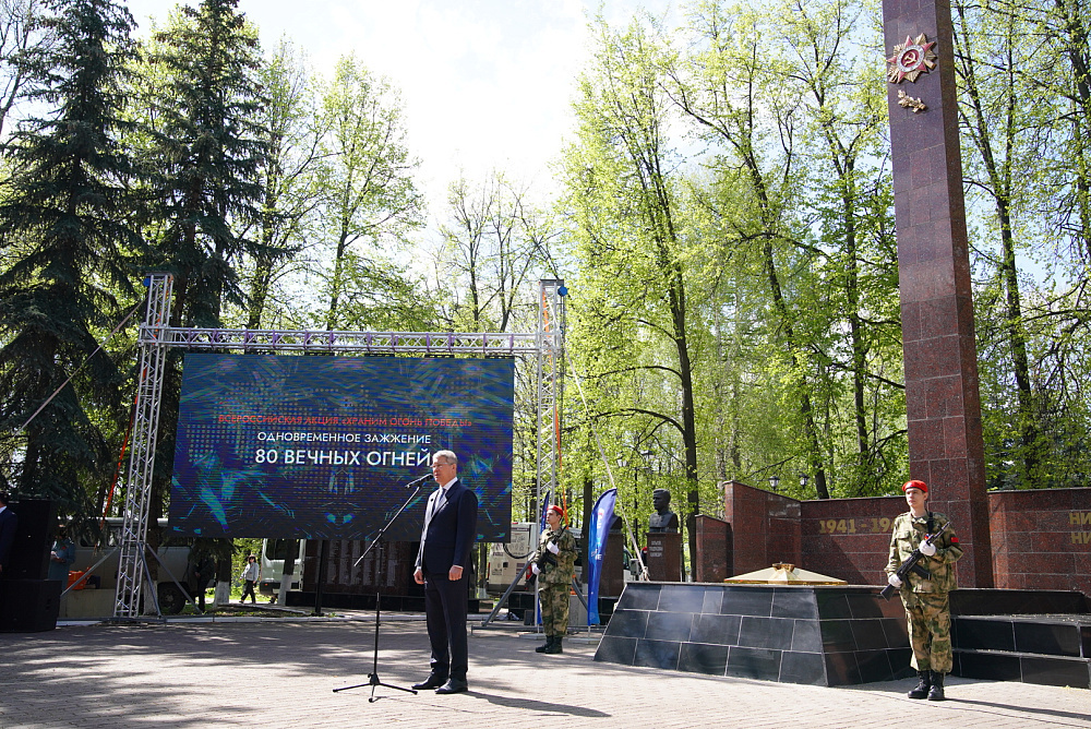 Общественное пространство создали в центре села Чекмагуш в 2020 году