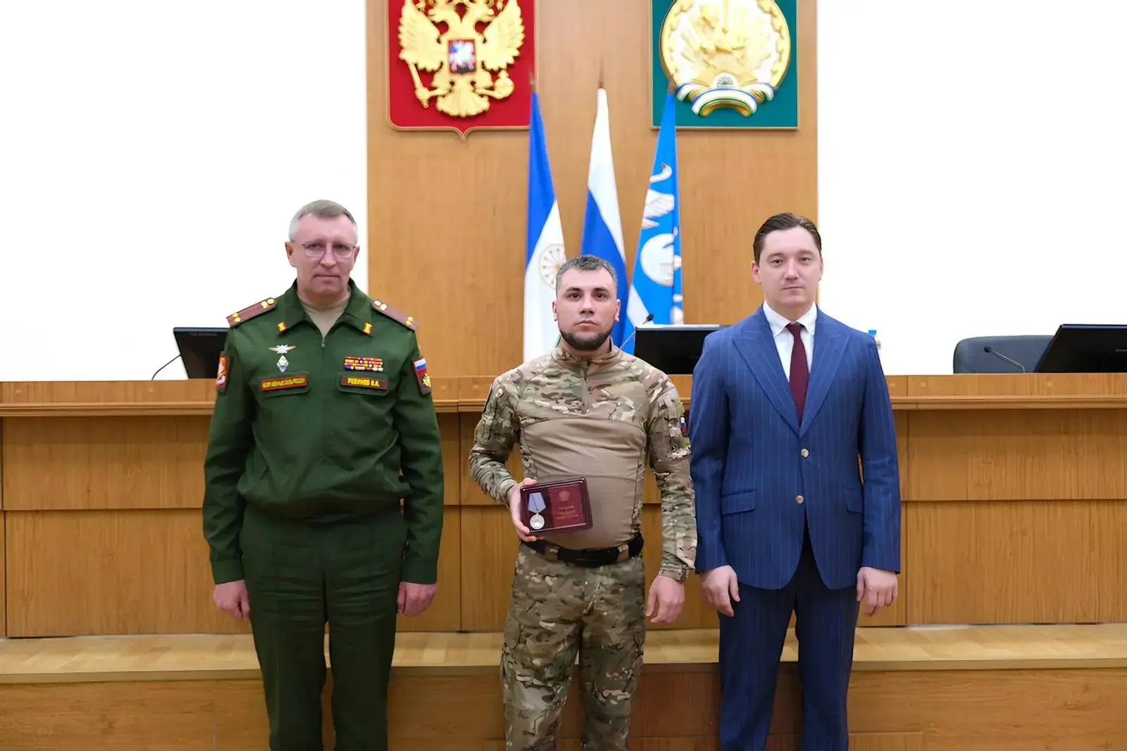 Владимир Путин наградил медалью «За отвагу» участника СВО из Башкирии