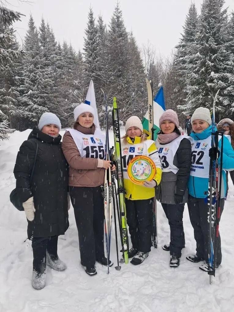 Мәгариф хезмәткәрләре чаңгы ярышларында катнашты