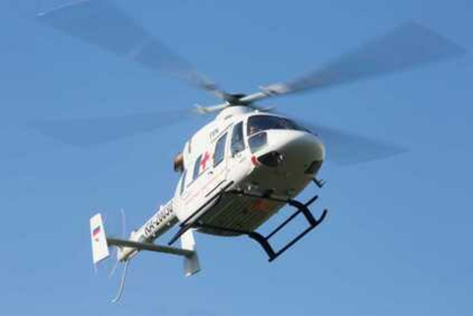 За полгода вертолеты санитарной авиации вылетали в районы республики более сто раз