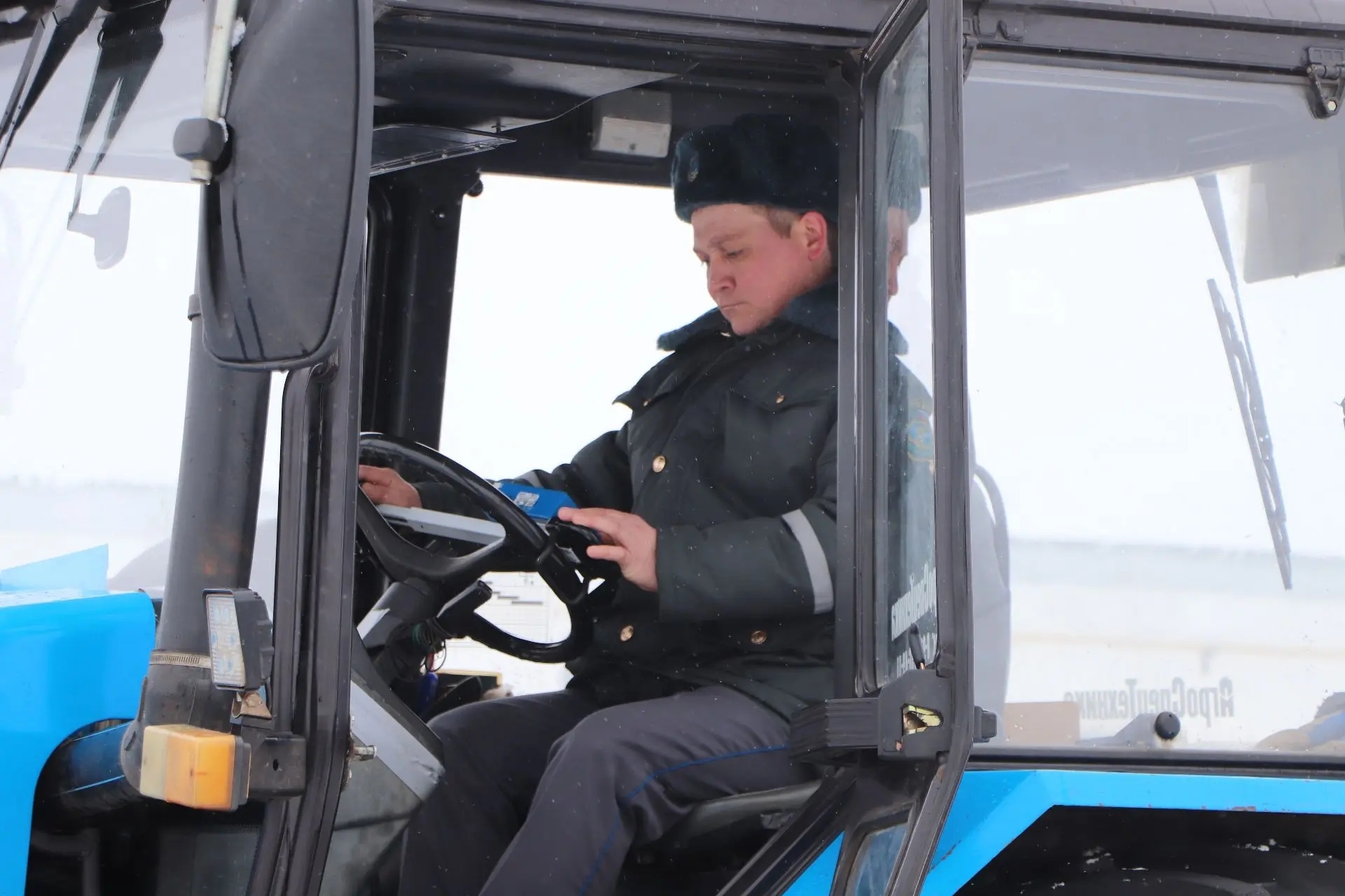 Үзйөрешле машиналарга техник күзәтү үткәрелде