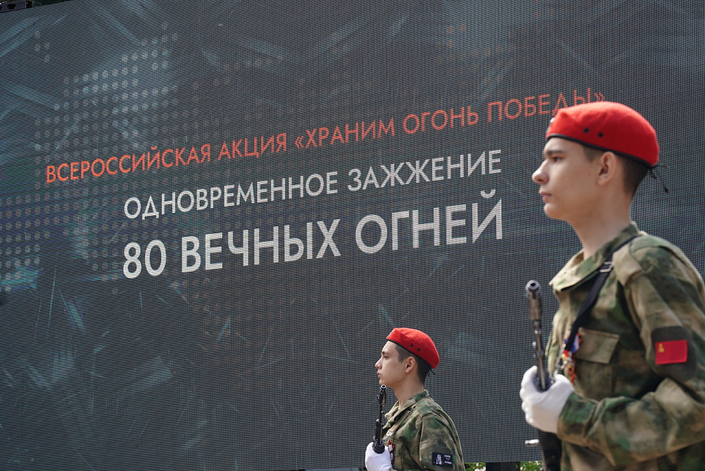 Общественное пространство создали в центре села Чекмагуш в 2020 году